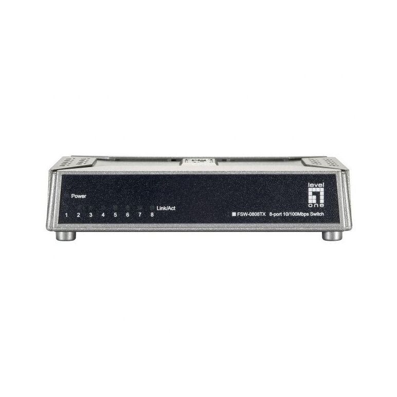 Levelone fsw-0808tx  8-port fast ethernet switch, 69 x 30 x 125 mm,  Switch-uri | electropc.ro