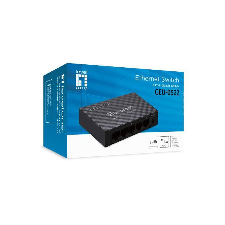 Levelone geu-0522 5-port gigabit switch,  Switch-uri | electropc.ro