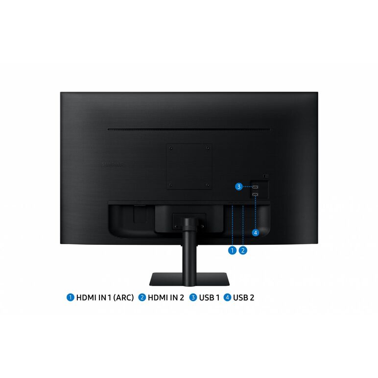 Monitor samsung 32" ls32dm500euxdu, diagonal (inch): 32, diagonal (cm): 81, aspect ratio: 16:9, panel: va, resolution: 1920x1080, refresh rate: 60hz, response time gtg: 4ms, brightness (max): 250 cd/㎡, contrast (static) : 3000:1, viewing angle: 178°/178°,,  Monitoare LED | electropc.ro