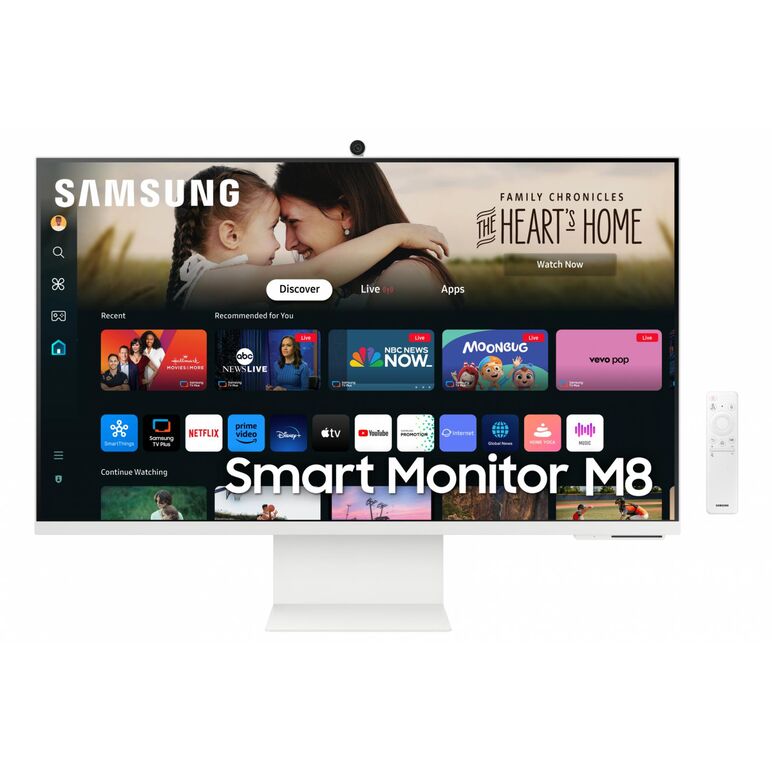 Monitor samsung 32" ls32dm801uuxdu, diagonal (inch): 32, diagonal (cm): 81, aspect ratio: 16:9, panel: va, resolution: 3840x2160, refresh rate: 60hz, response time gtg: 4ms, brightness (max): 400 cd/m², contrast (static) : 3000:1, viewing angle: 178°/178°,  Monitoare LED | electropc.ro