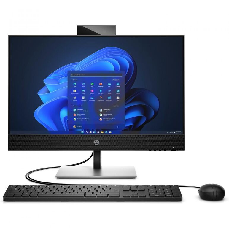 All-in-one hp proone 440 g9 23.8 inch non-touch ips fhd, cu procesor intel core i7-13700t, video integrat intel uhd graphics 770, ram 16gb, ssd 512gb, adjustable stand, hp 125 black wired keyboard, hp 125 black wired mouse, microsoft windows 11 pro 64, 3y,  All in one PC | electropc.ro