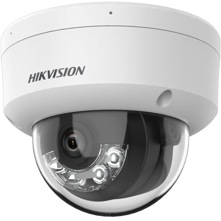 Camera de supraveghere ip dome 2mp smart hybrid light hikvision ds-2cd1123g2-liu(2.8mm), lentila fixa 2.8mm, iluminare min: color: 0.005 lux @ (f1.6, agc on),b/w: 0 lux cu ir 30m, microfon incorporat, alarma la evenimente: motion detection, video tamperin,  Camere supraveghere IP | electropc.ro