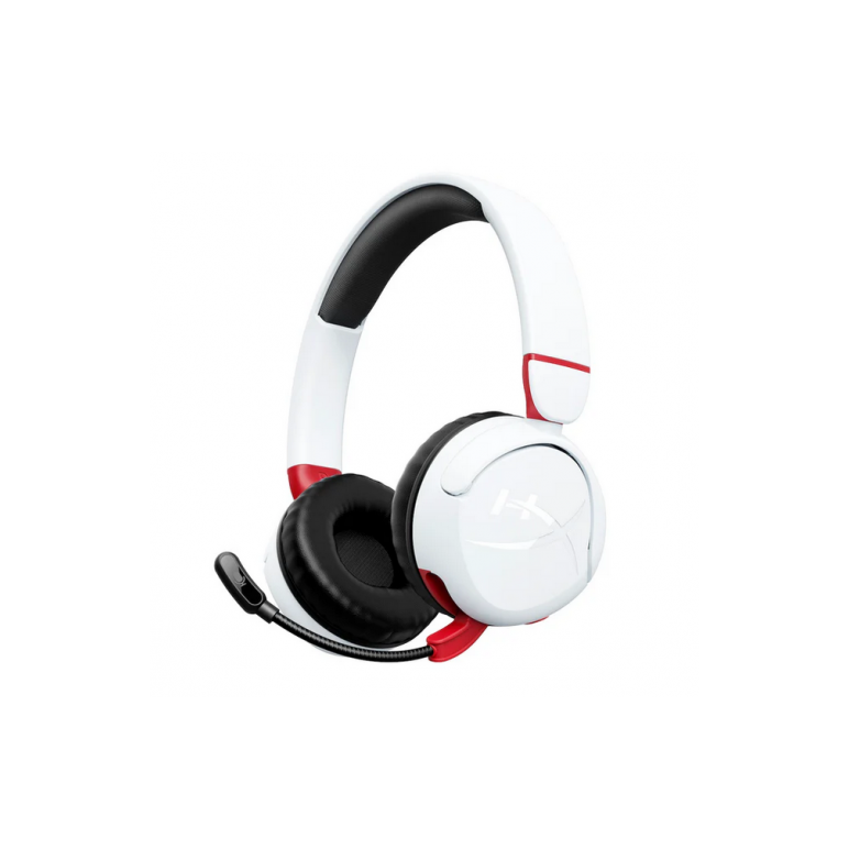 Casti gaming wireless hyperx cloud mini, pc/nintendo switch/controllere ps/xbox/tablete, volum limitat la 85db, bluetooth/jack 3.5 mm, autonomie pana la 25 de ore, frecventa raspuns 20 hz - 20 khz, alb,  Casti audio | electropc.ro