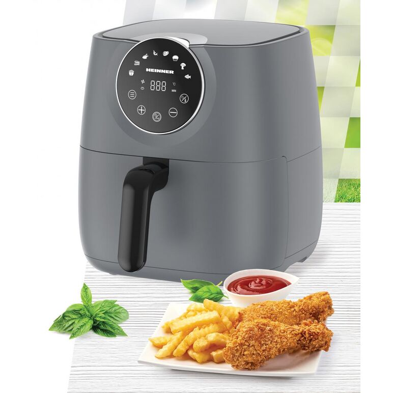 Friteuza cu aer cald heinner smartfry haf-b6grey1700,  Friteuze | electropc.ro