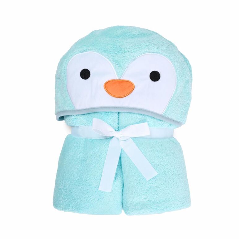 Prosop cu gluga pentru copii, model pinguin,  Halate de Baie | electropc.ro