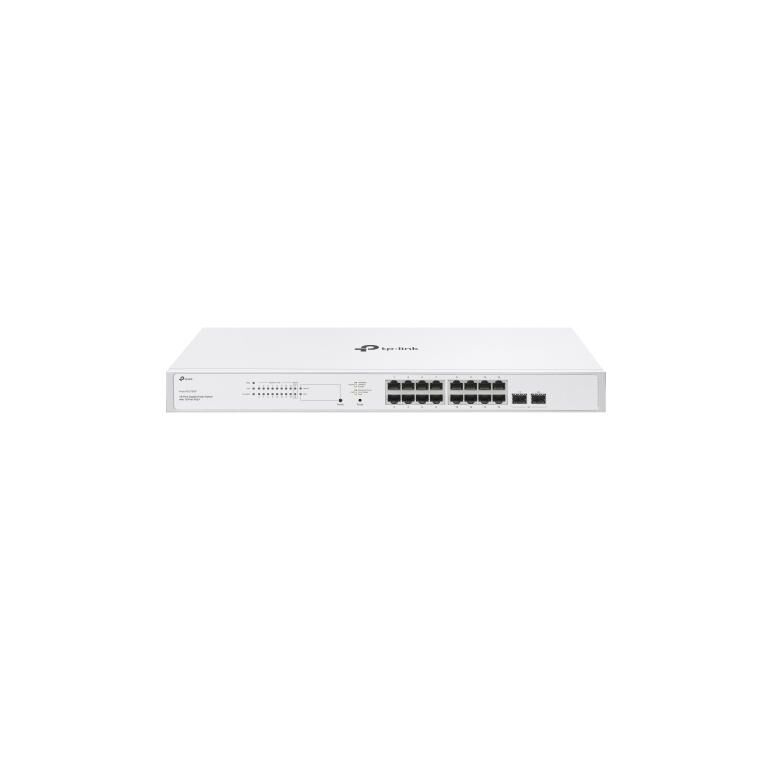 Tp-link 18-port gigabit smart switch with 16-port poe+ festa fs318gp, interfata: 16× 10/100/1000 mbps rj45 ports (auto negotiation/auto mdi/mdix), dimensiuni: 440×180×44 mm, capacitate switch: 36 gbps, packet forwarding rate: 26.78 mpps,  Switch-uri | electropc.ro