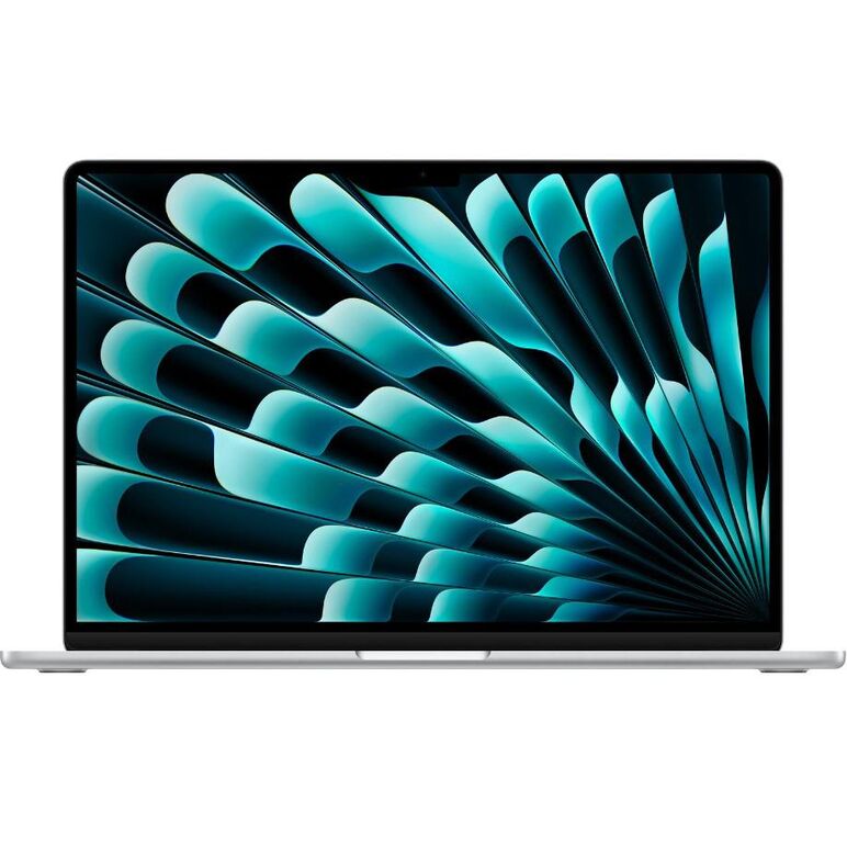 Macbook air 15.3" retina/apple m3 (cpu 8- core, gpu 10- core, neural engine 16- core)/8gb/256gb - silver - int kb (2024),  Laptopuri | electropc.ro
