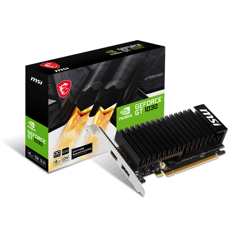 Placa video msi geforce gt 1030 4ghd4 lp oc 4gb ddr4 64 bit,  Placi video | electropc.ro