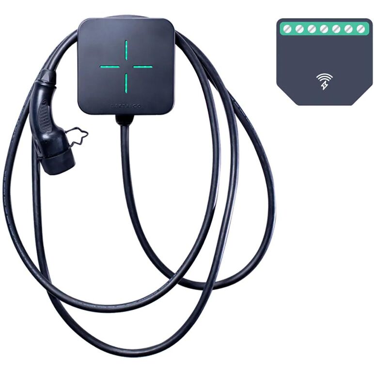 Statie incarcare v.e. lektri.co 7.4 kw, +em monofazic, 230v, 6a-32a, 1xtype 2, cablu 5m, wifi, ip54, ik10,  Statii incarcare AC | electropc.ro