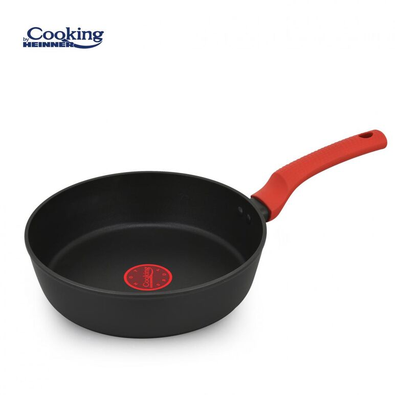 Tigaie aluminiu forjat + capac  28x7 cm, redmoon, cooking by heinner,  Tigai si seturi | electropc.ro