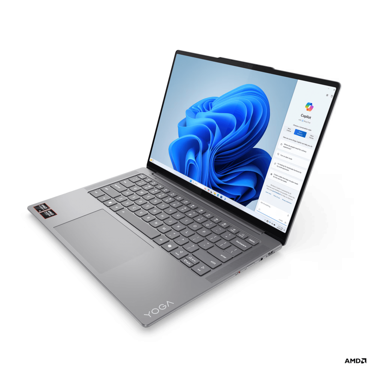 Laptop lenovo yoga pro 7 14asp9, 14.5" 2.8k (2880x1800) oled 400nits glossy, 100% p3, 100% srgb, 120hz, eyesafe®, dolby vision®, displayhdr™ true black 500, agc dragontrail™ glass, amd ryzen™ ai 9 365 (10c / 20t, 2.0 / 5.0ghz, 10mb l2 / 24mb l3), video in,  Laptopuri | electropc.ro