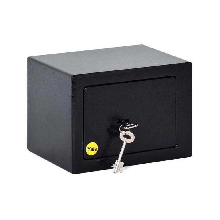Seif yale standard rezidential mini ysv/170; se livreaza cu 2 chei; se blocheaza la introducerea consecutiva a 3 coduri personale gresite ; usor de actionat cu cod personal; mai mult de 100 000 de combinatii culoare negru,  Seifuri | electropc.ro