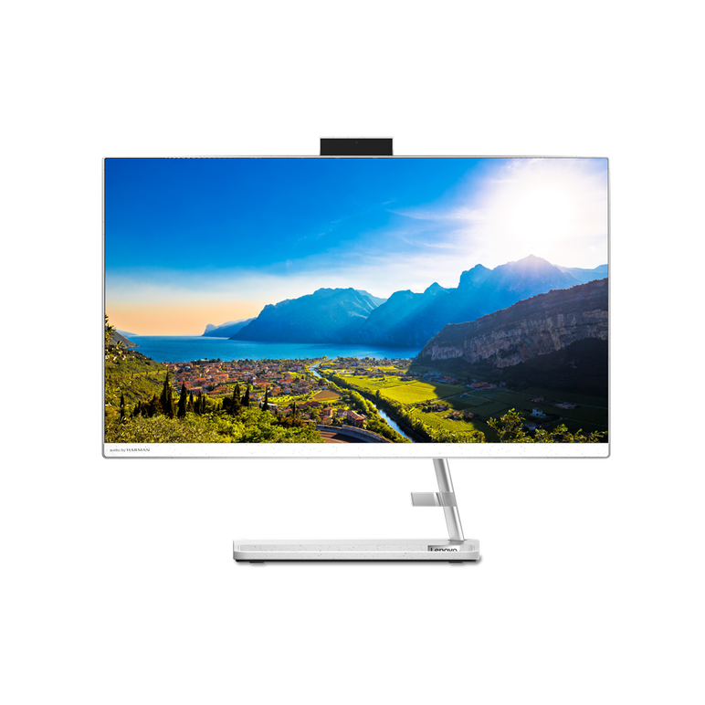 All-in-one lenovo ideacentre aio 3 24alc6 23.8" fhd (1920x1080) ips 250nits anti-glare, amd ryzen™ 7 7730u (8c / 16t, 2.0 / 4.5ghz, 4mb l2 / 16mb l3), video integrated amd radeon™ graphics, ram 2x 8gb so-dimm ddr4-3200, two ddr4 so-dimm slots, dual-channe,  All in one PC | electropc.ro