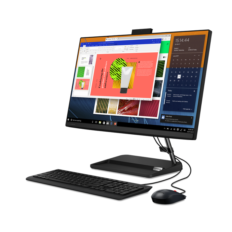 All-in-one lenovo ideacentre aio 3 24alc6 23.8" fhd (1920x1080) ips 250nits anti-glare, amd ryzen™ 7 7730u (8c / 16t, 2.0 / 4.5ghz, 4mb l2 / 16mb l3), video integrated amd radeon™ graphics, ram 2x 8gb so-dimm ddr4-3200, two ddr4 so-dimm slots, dual-channe,  All in one PC | electropc.ro