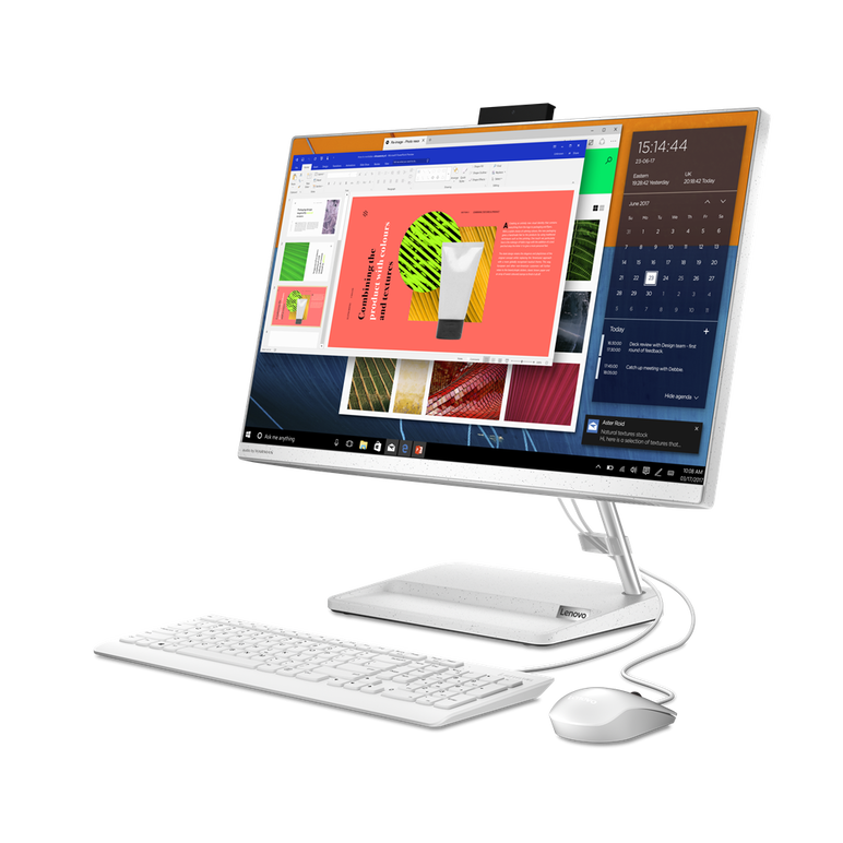 All-in-one lenovo ideacentre aio 3 24alc6 23.8" fhd (1920x1080) ips 250nits anti-glare, amd ryzen™ 7 7730u (8c / 16t, 2.0 / 4.5ghz, 4mb l2 / 16mb l3), video integrated amd radeon™ graphics, ram 2x 8gb so-dimm ddr4-3200, two ddr4 so-dimm slots, dual-channe,  All in one PC | electropc.ro