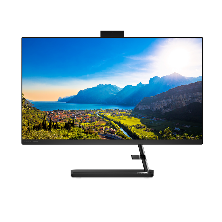 All-in-one lenovo ideacentre aio 3 27alc6 27" fhd (1920x1080) ips 250nits anti-glare, amd ryzen™ 5 7430u (6c / 12t, 2.3 / 4.3ghz, 3mb l2 / 16mb l3), video integrated amd radeon™ graphics, ram 2x 8gb so-dimm ddr4-3200, two ddr4 so-dimm slots, dual-channel ,  All in one PC | electropc.ro