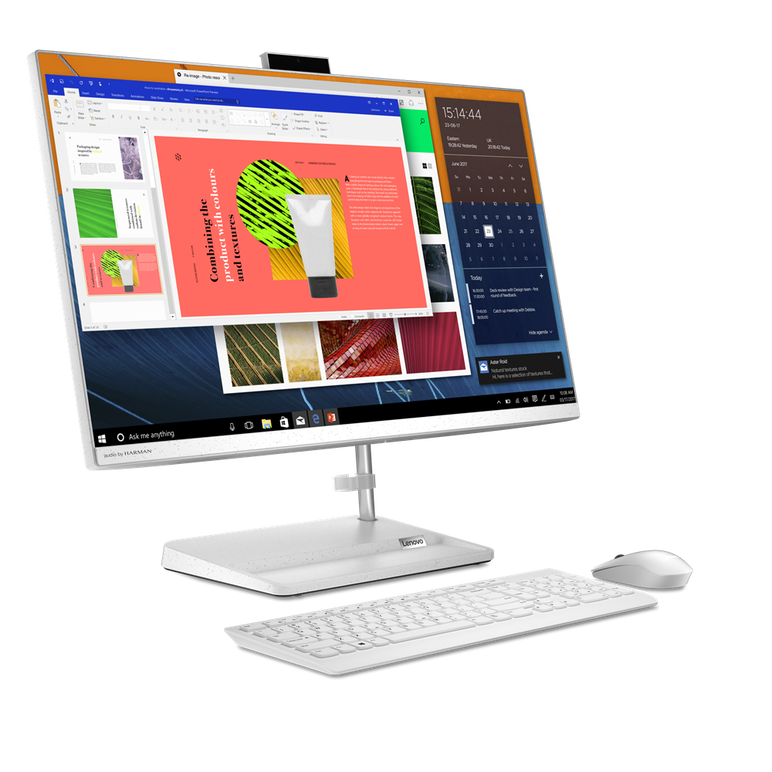 All-in-one lenovo ideacentre aio 3 27alc6 27" fhd (1920x1080) ips 250nits anti-glare, amd ryzen™ 5 7430u (6c / 12t, 2.3 / 4.3ghz, 3mb l2 / 16mb l3), video integrated amd radeon™ graphics, ram 2x 8gb so-dimm ddr4-3200, two ddr4 so-dimm slots, dual-channel ,  All in one PC | electropc.ro