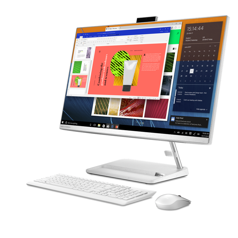 All-in-one lenovo ideacentre aio 3 27alc6 27" fhd (1920x1080) ips 250nits anti-glare, amd ryzen™ 5 7430u (6c / 12t, 2.3 / 4.3ghz, 3mb l2 / 16mb l3), video integrated amd radeon™ graphics, ram 2x 8gb so-dimm ddr4-3200, two ddr4 so-dimm slots, dual-channel ,  All in one PC | electropc.ro