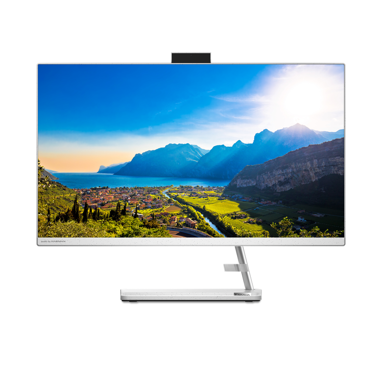 All-in-one lenovo ideacentre aio 3 27alc6 27" fhd (1920x1080) ips 250nits anti-glare, amd ryzen™ 5 7430u (6c / 12t, 2.3 / 4.3ghz, 3mb l2 / 16mb l3), video integrated amd radeon™ graphics, ram 2x 8gb so-dimm ddr4-3200, two ddr4 so-dimm slots, dual-channel ,  All in one PC | electropc.ro