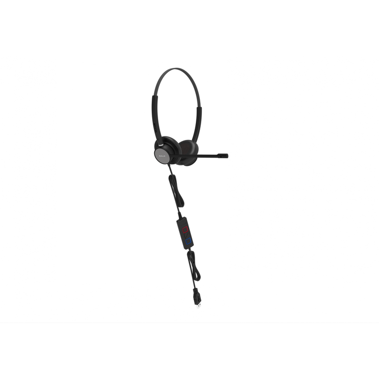 Casti cu fir call center tellur voice 320, binaural, usb, negru,  Casti audio | electropc.ro