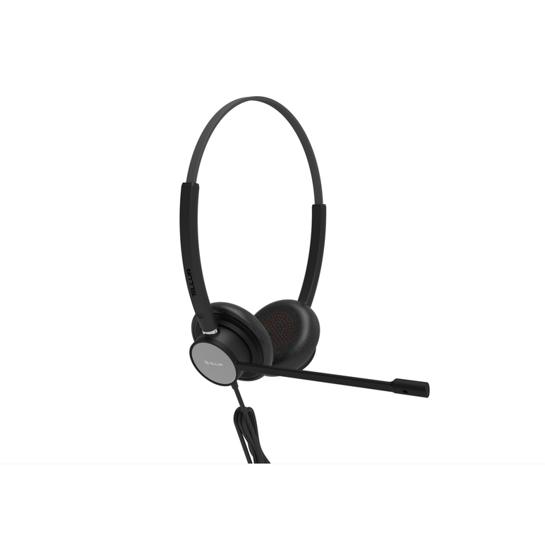 Casti cu fir call center tellur voice 320, binaural, usb, negru,  Casti audio | electropc.ro