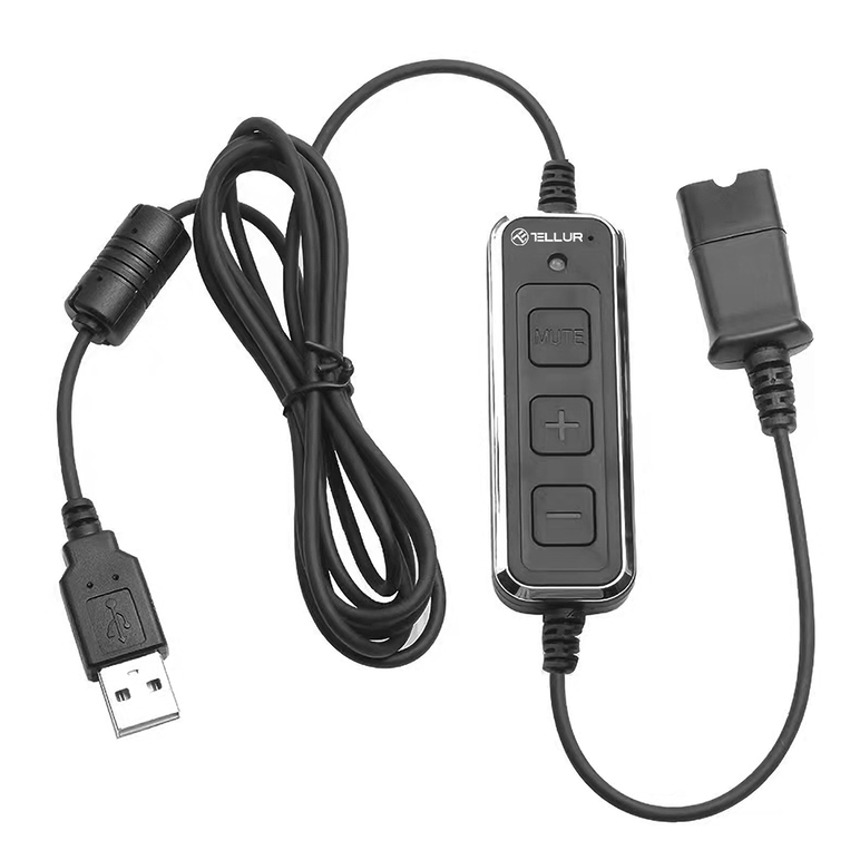 Casti cu fir call center tellur voice 510n, monoaural, usb, negru,  Casti audio | electropc.ro