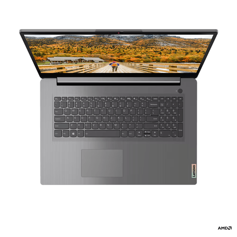 Laptop lenovo ideapad 3 17alc6, 17.3" fhd (1920x1080) ips 300nits anti-glare, 72% ntsc, amd ryzen™ 7 5700u (8c / 16t, 1.8 / 4.3ghz, 4mb l2 / 8mb l3), video integrated amd radeon™ graphics, ram 4gb soldered ddr4-3200 + 8gb so-dimm ddr4-3200, one memory sol,  Laptopuri | electropc.ro