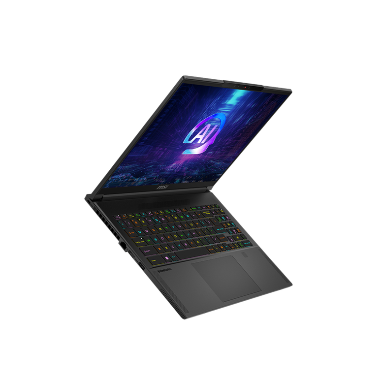 Laptop msi gaming stealth a16 ai+ a3xvfg-080ro, 16” qhd+ (2560x1600), 240hz, ips-level, amd ryzen ai 9 hx 370, video dedicat nvidia geforce rtx 4060 laptop gpu 8gb gddr6, ram 32gb lpddr5x-7500, ssd 1tb (1tb*1) pcie gen4x4 ssd w/o dram nvme, no odd, no car,  Laptopuri | electropc.ro