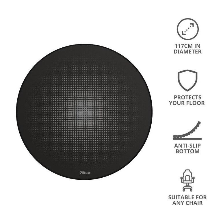 Accesoriu scaun gaming trust mika round floor mat,  Accesorii console & PC | electropc.ro