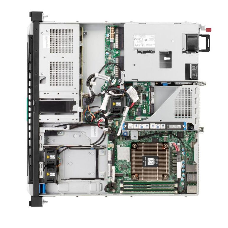 Hpe proliant dl20 gen11 e-2436 2.9ghz 6c 1p 32gb-dr 4sff vroc 2x480gb sata ssd 800w rps eu server,  Sisteme server | electropc.ro