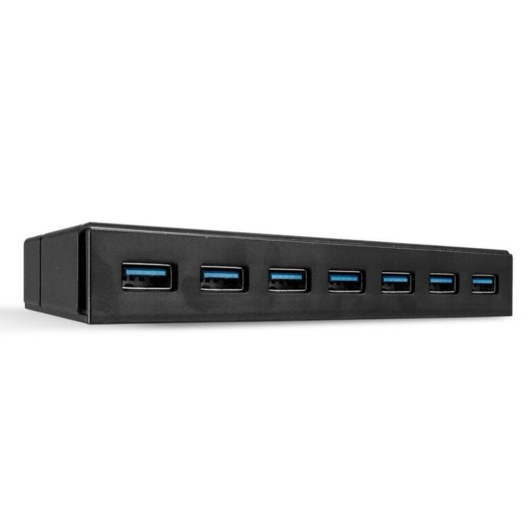 Hub usb lindy ly-43228, 7 port, usb 3.1, negru,  Hub-uri USB | electropc.ro