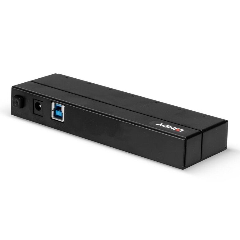 Hub usb lindy ly-43228, 7 port, usb 3.1, negru,  Hub-uri USB | electropc.ro