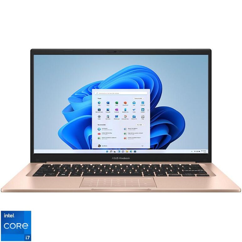Laptop asus vivobook 14, f1404va-eb597w, 14.0-inch, fhd (1920 x1080) 16:9 aspect ratio, intel® core™ i7-1355u processor 1.7 ghz (12mbcache, up to 5.0 ghz, 10 cores, 12 threads), intel iris xᵉ graphics, 1xddr4 so-dimm slot, 1x m.2 2280 pcie 4.0x4, ddr4 16g,  Laptopuri | electropc.ro