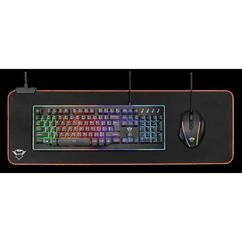 Mouse pad trust gxt 764 glide-flex flexible rgb, xxl, negru,  Mousepad | electropc.ro