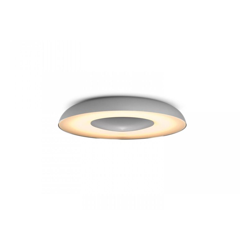 Plafoniera led philips hue still, bluetooth, 22.5w (204w), 2500 lm, lumina alba (2200-6500k), ip20, metal/plastic, 39.1cm, argintiu, intrerupator cu variator inclus,  Lampi de interior | electropc.ro