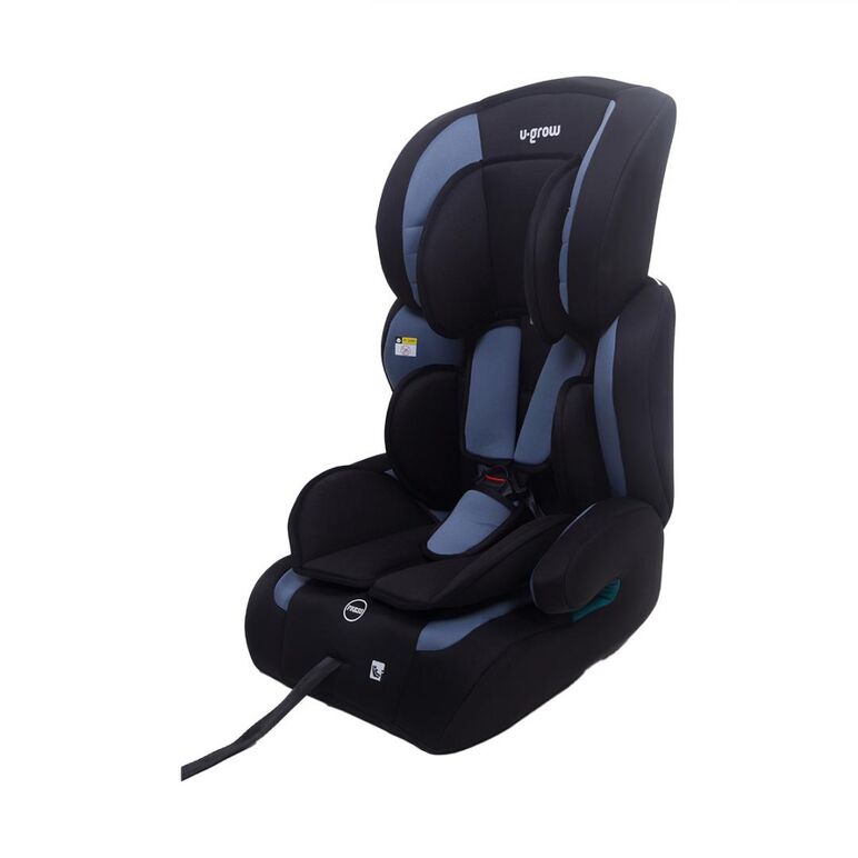 Scaun auto/inaltator, 76-150cm(15m-12y), r130, gri/blue, u-grow,  Scaune auto copii | electropc.ro