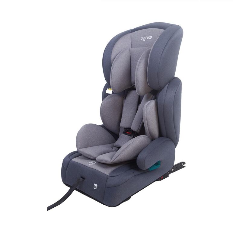 Scaun auto/inaltator 76-150cm(15m-12y), r129, isofix, gri, u-grow,  Scaune auto copii | electropc.ro