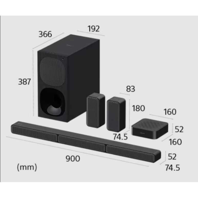 Soundbar sony ht-s40r, 5.1, 600w, bluetooth, dolby audio, negru,  Sisteme audio | electropc.ro
