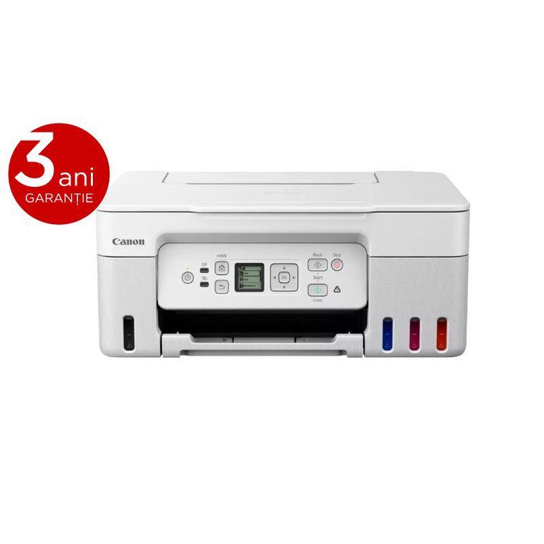 "multifunctional inkjet color ciss canon pixma g3470 white, dimensiune a4(printare, copiere, scanare), viteza imprimare 11ipm alb-negru, 6ipm color,rezolutie printare 4800x1200 dpi, imprimare fara margini, alimentarehartie 100 coli, scanner cis rezolutie ,  Multifunctionale Inkjet | electropc.ro