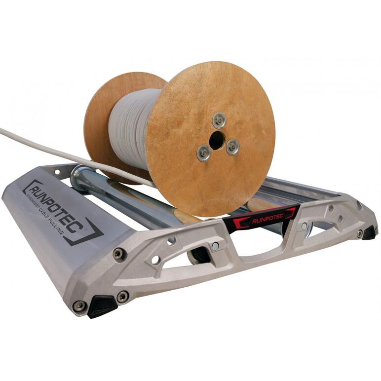 RUNPOTEC PRO 670 - derulator tamburi, latime max 67cm, max 215 kg, 10135,  Sisteme pentru role de cablu | electropc.ro