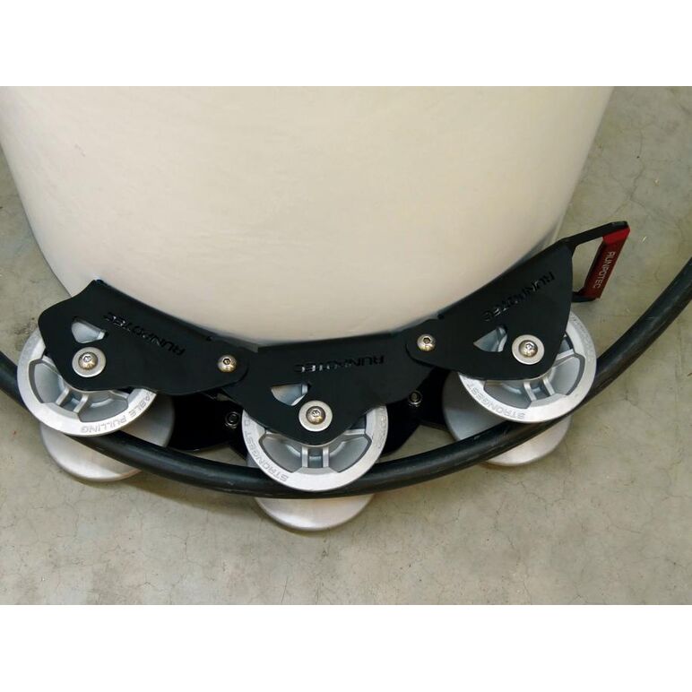 RUNPOTEC ghidaj cablu cu 3 role, diametru rola - 130 mm, diametru cablu - max 100 mm, 10166,  Sisteme de tragere a cablurilor | electropc.ro