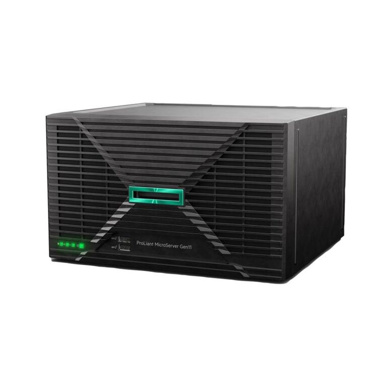 Hpe proliant microserver gen11 e-2434 4c 32gb-u 4lff-nhp 2x4tb hdd 180w external ps emea cmp mod svr,  Sisteme server | electropc.ro