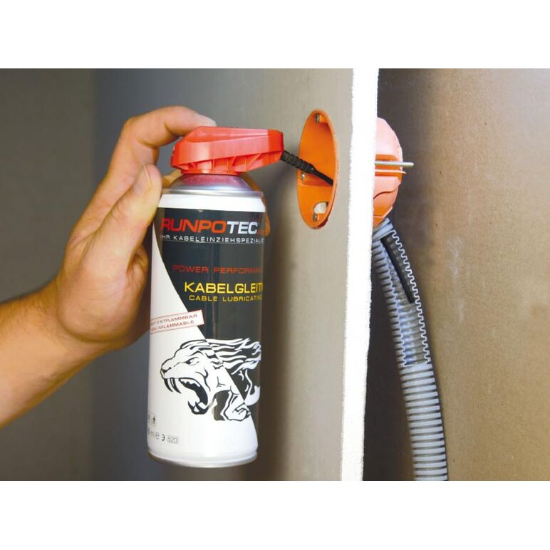 RUNPOTEC lubrifiant spray tragere cablu, 400 ml, 20523,  Accesorii si piese de schimb RUNPOTEC | electropc.ro