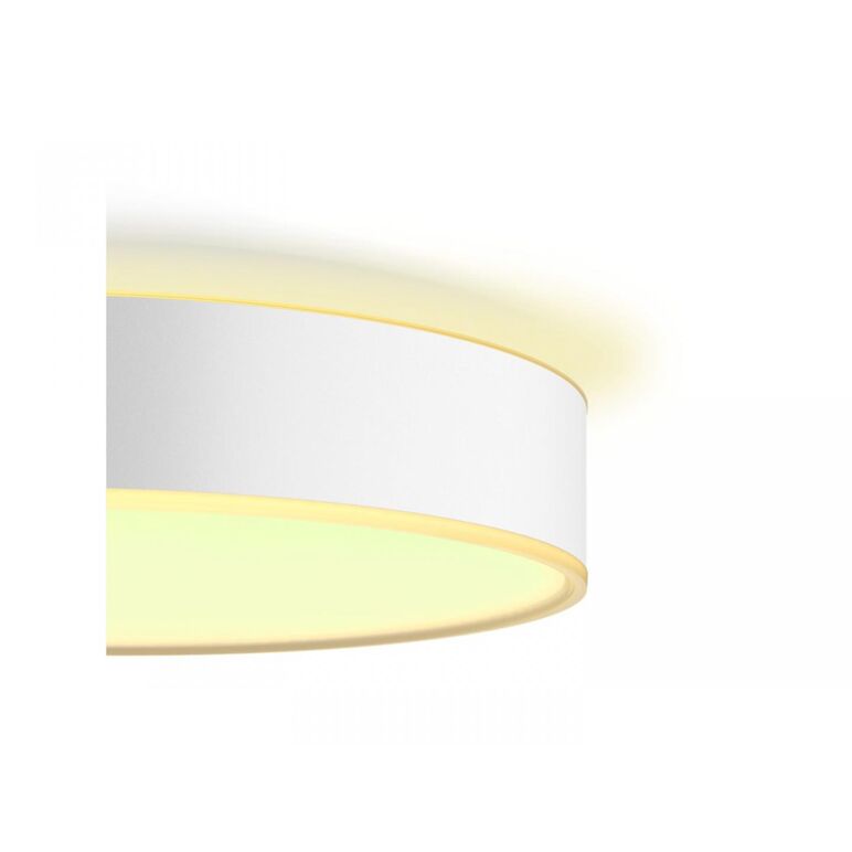 Plafoniera led philips hue enrave, bluetooth, 19.2w, 2450 lm, lumina alba (2200-6500k), ip20, 38.1cm, alb, intrerupator cu variator inclus,  Lampi de interior | electropc.ro