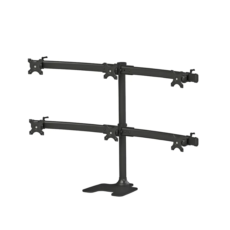 Suport de birou neomounts by newstar fpma-d700dd6, diagonala maxima 27", greutate maxima 8kg, suporta 6 monitoare, vesa 100x100, negru,  Suporturi TV & Monitor | electropc.ro