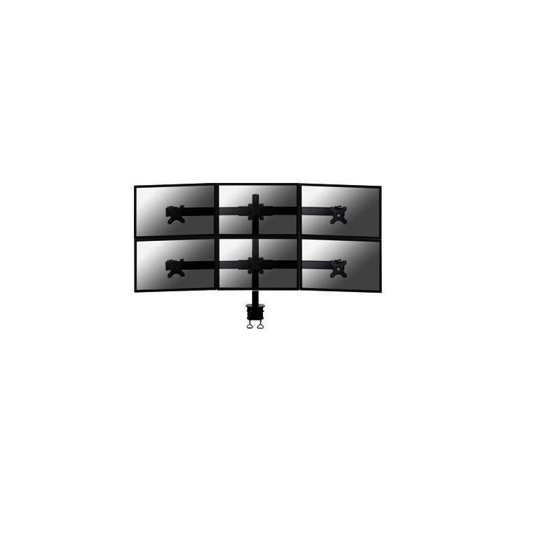 Suport monitor de birou, neomounts by newstar fpma-d700d6, 19" - 27", vesa 100x100, suporta pana la 8kg, negru,  Suporturi TV & Monitor | electropc.ro