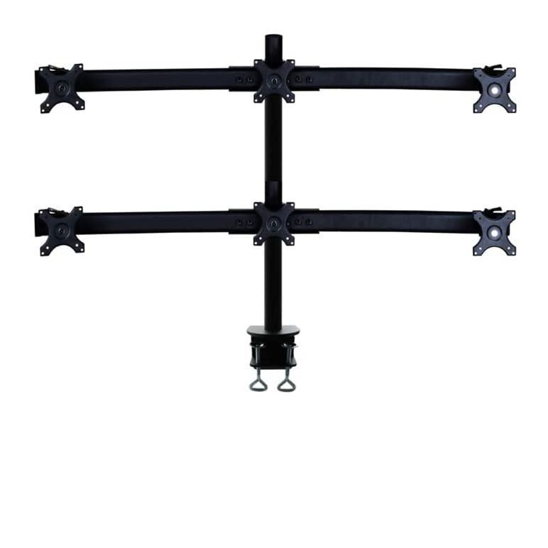 Suport monitor de birou, neomounts by newstar fpma-d700d6, 19" - 27", vesa 100x100, suporta pana la 8kg, negru,  Suporturi TV & Monitor | electropc.ro