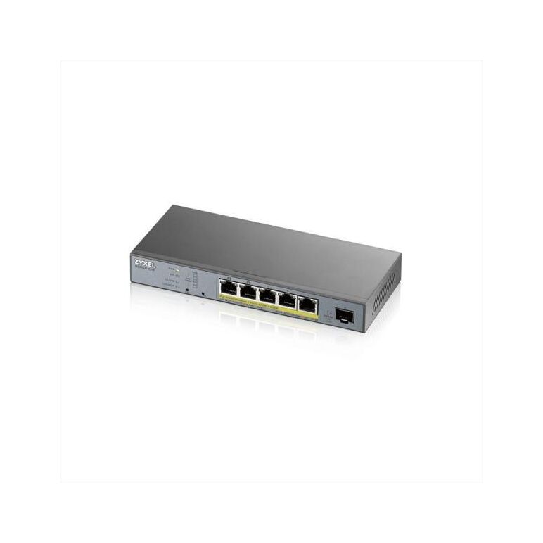 Switch zyxel gs1350-6hp-eu0101f, 5 port, 100/1000 mbps,  Switch-uri | electropc.ro