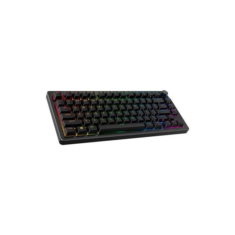 Tastatura gaming wireless mecanica hyperx alloy rise 75, switch-uri hx red – linear, dual mode 2,4ghz si bluetooth, hot-swappable, format 75%, pana la 80 de ore autonomie cu backlighting, pc/console,  Tastaturi | electropc.ro