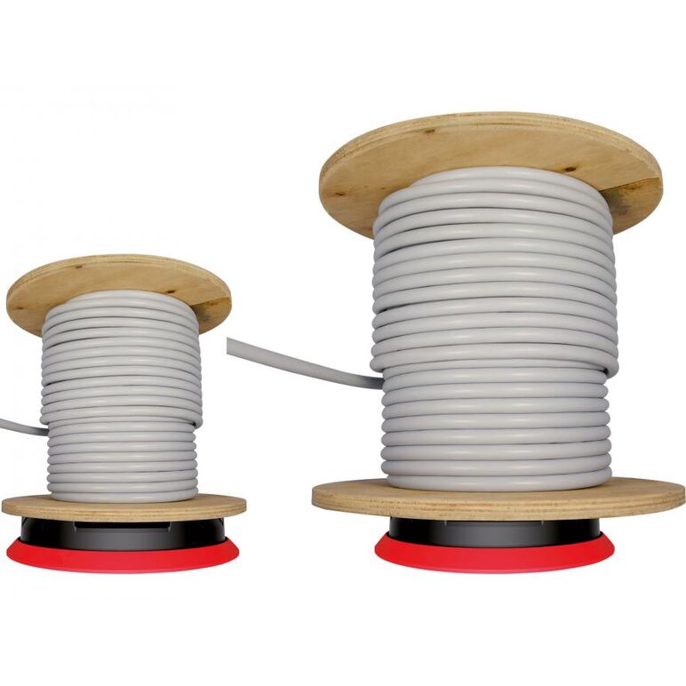 Derulator cablu RUNPOTEC XB 300/XB300 – 300mm, 300kg | electropc.ro,  Sisteme pentru role de cablu | electropc.ro
